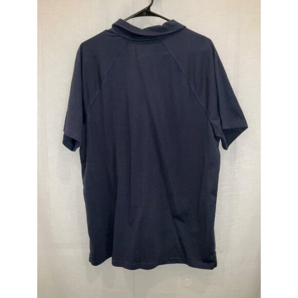 Carhartt Mens Blue Short Sleeve Polo Shirt Relaxed Fit Size L - Picture 4 of 4